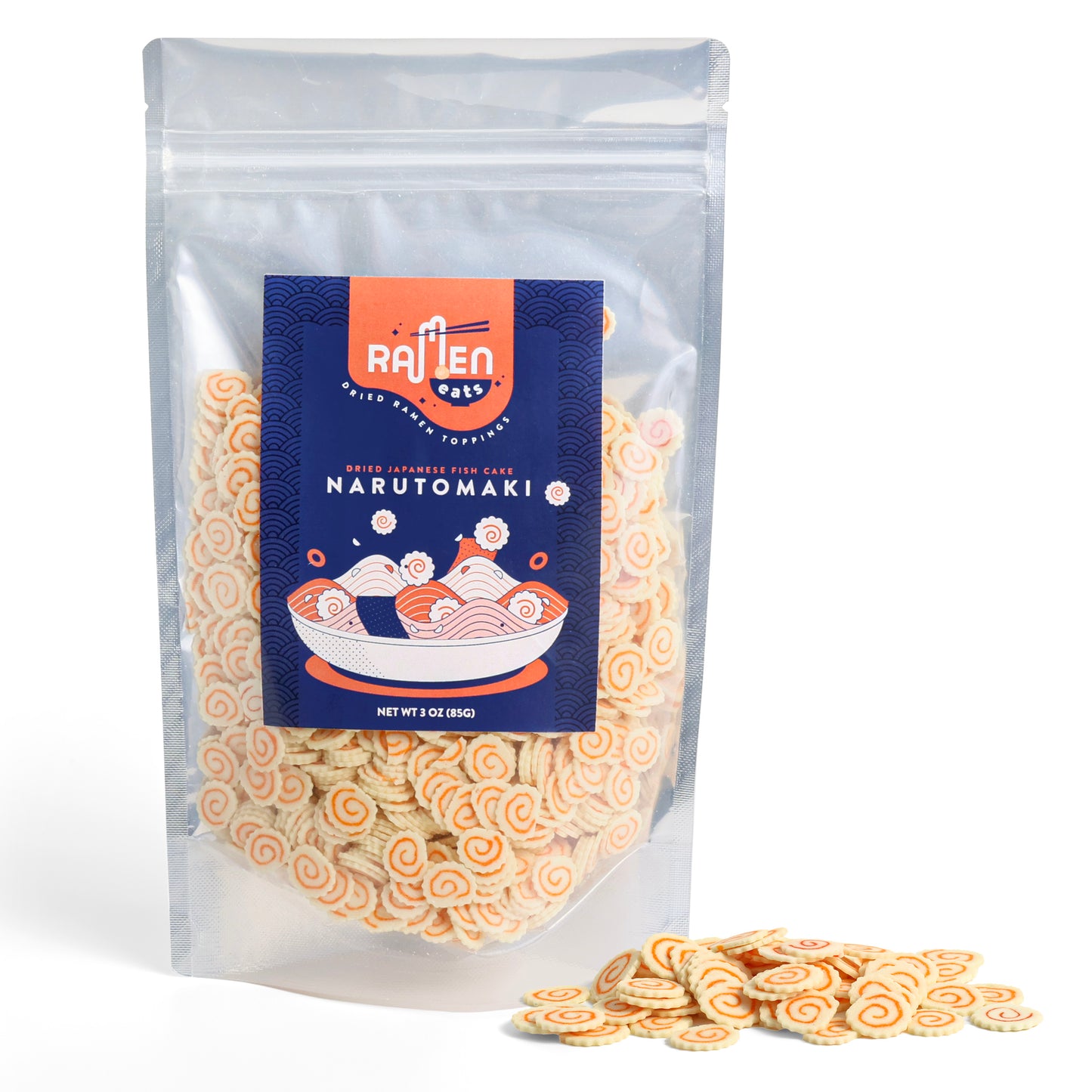3 Oz Narutomaki Dehydrated Fish Cake Noodle Topping