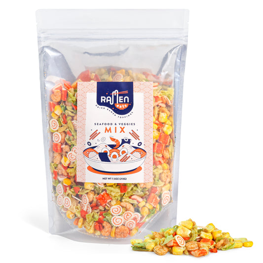 Classic Seafood Mix with Dried Vegetables for Noodles